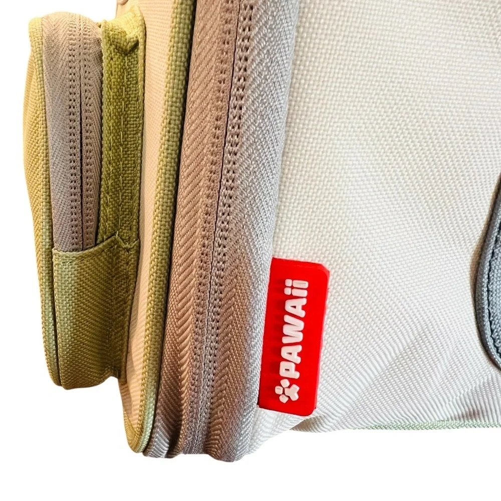 Pawaii Pet Travel Carrier Bag for Cats And Small Animals - Light Green & Gray